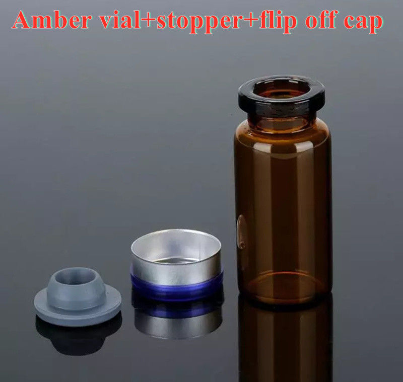 Vial de vidrio Usp tipo 1 transparente Vial de vidrio ámbar para inyección para envases médicos