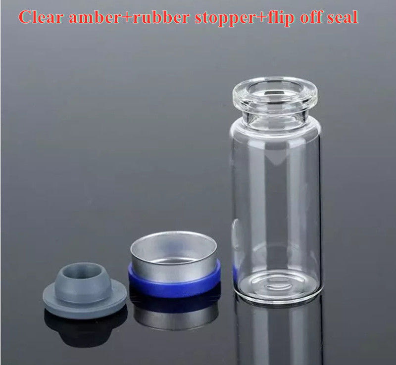 Vial de vidrio Usp tipo 1 transparente Vial de vidrio ámbar para inyección para envases médicos