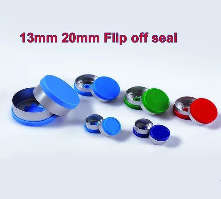 Vial de vidrio de borosilicato de tipo 1 con boca de 13 mm y 20 mm