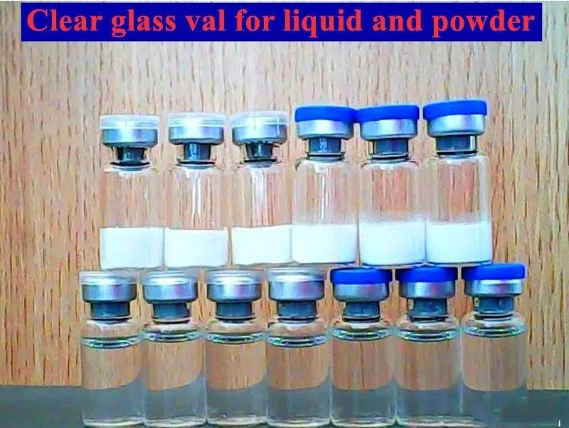 Vial de vidrio transparente de borosilicato de 18 mm con tapa USP Tipo Vial de vidrio vacío