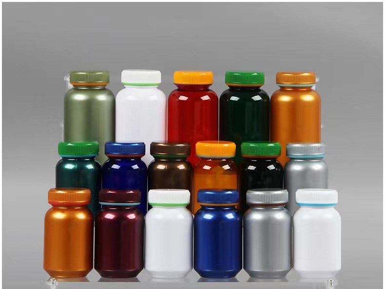 Boca ancha vacía 100 ml 150 ml plástico blanco PE píldora farmacéutica cápsula envase medicamento botella de medicamento vitamina