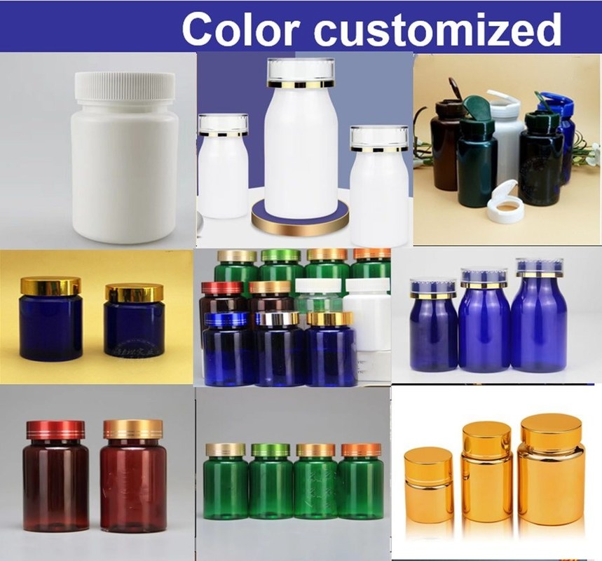 Hígado de bacalao Aceite de pescado Medicamento en cápsulas de plástico Botella PET 120 ml Suplemento vacío Vitamina cápsula píldora Botella de plástico