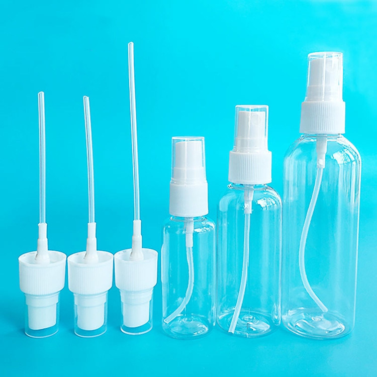 30 ml 50 ml 60 ml 100 ml 120 ml 250 ml cosmético vacío para mascotas Perfume de niebla de plástico Botella de pulverización Botella de pulverización mini de plástico PET