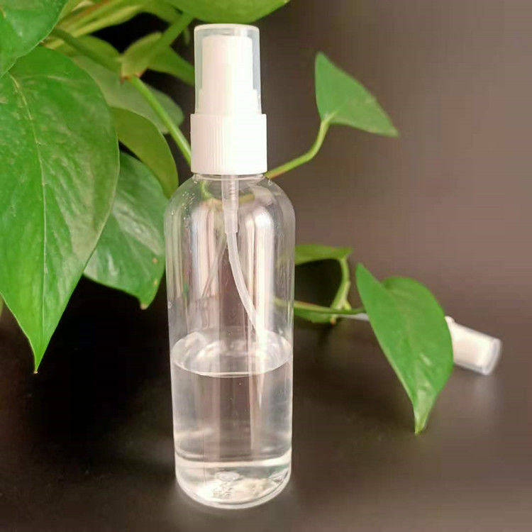 50 ml 60 ml 100 ml de PET transparente redondo personalizar desinfectante de manos recargable redondo recarga cosmética botella de aerosol de plástico PET