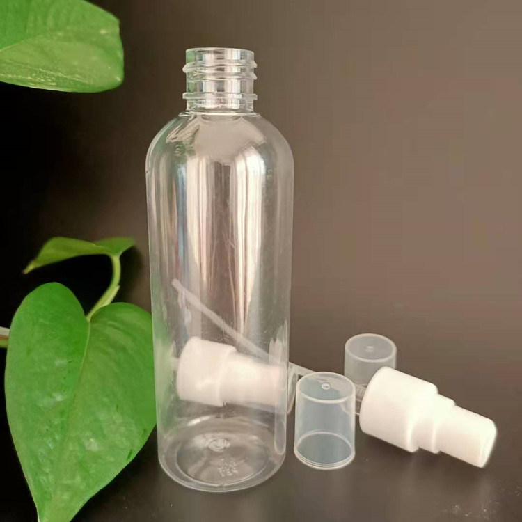 30 ml 60 ml 100 ml de alcohol recargable transparente botellas de plástico vacío de pulverización Botella de pulverización PET con pulverizador de niebla fina