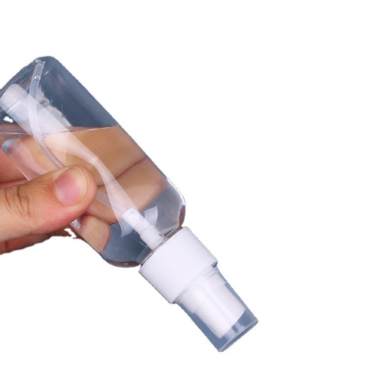 50 ml 60 ml 100 ml de PET plástico spray niebla fina desinfectante de perfume alcohol botellas plásticas portátiles cosméticas con rociador