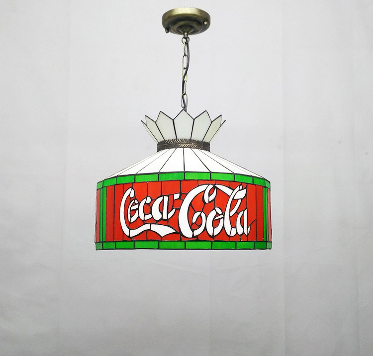 12' Bar Restaurante Cafetería Sala de comedor Luz colgante Luz de techo Luz de vidrio rojo LED lámpara colgante de candelabros