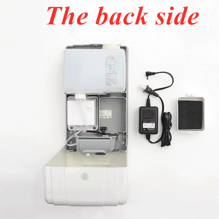 Instalado en la pared 2000 ml de plástico automático Spray para manos de alcohol espuma líquida inodoro sala limpia jabón hotel desinfectante de manos