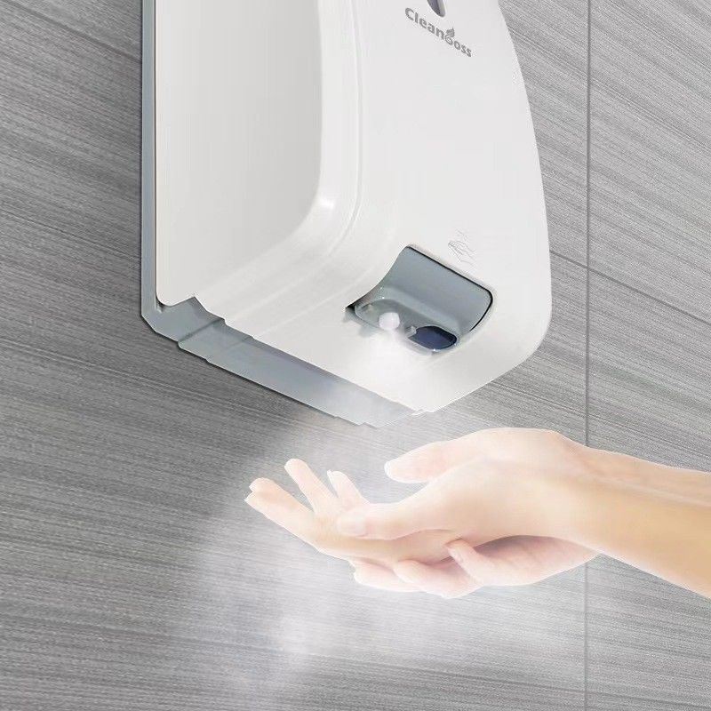 Hotel Sala limpia Hospital Fábrica farmacéutica 2000ml Instalado en la pared infrarrojo automático de alcohol aerosol esterilizador de manos