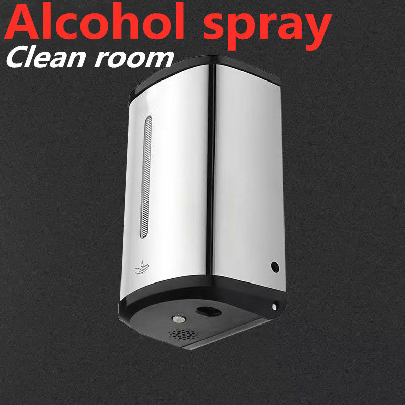 Sala limpia Baño lavado de manos inoxidable 304 automático de 800 ml sensor jabón alcohol spray esterilizador de manos