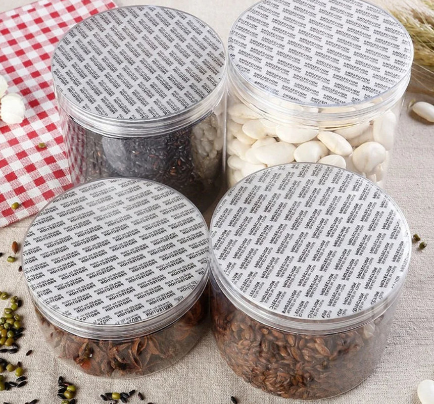 Empty Clear Candy Cookies Food Storage Sealed Pots 150ml 250ml 500ml 600ml PET Plastic Food Storage Jar